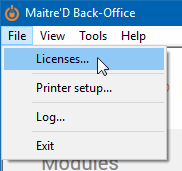 File - Licenses